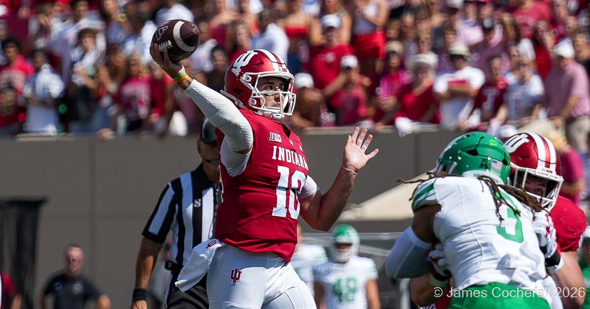 Game Recap: No. 6 Indiana beats North Texas 52-16