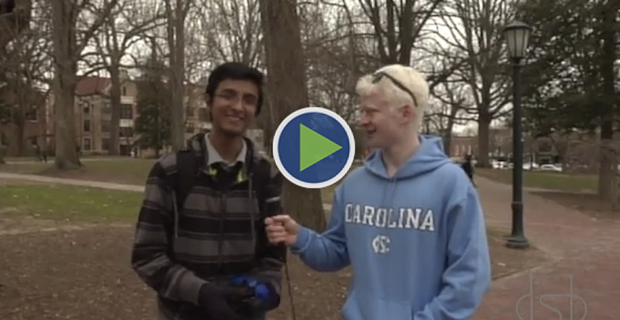 Watch: Duke fan pranks UNC students before rivalry game