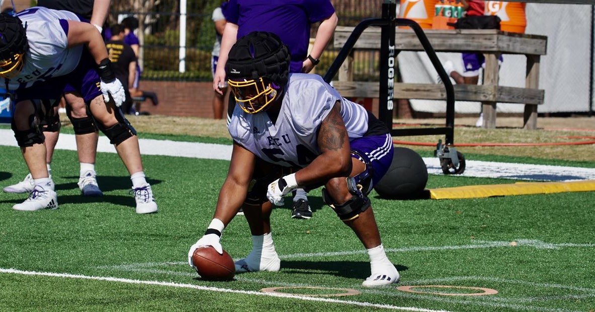 Avery Jones giving ECU rare continuity at center position