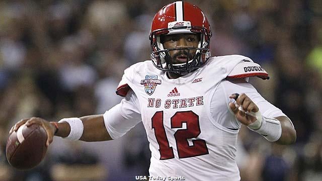 Former NC State QB Jacoby Brissett grew up a UNC fan