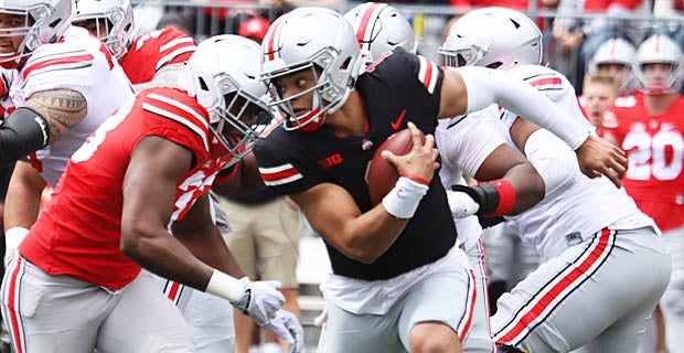 Gray rolls to 35-17 win in Ohio State spring game