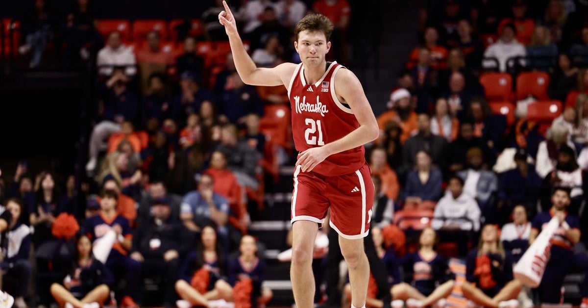 Quick hits: Lawrence last-second three leads No. 23 Nebraska past No. 13 Illinois 83-80 - 247Sports image