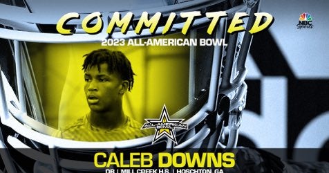 Caleb Downs, brother of UNC freshman Josh Downs, selected to All-American Bowl