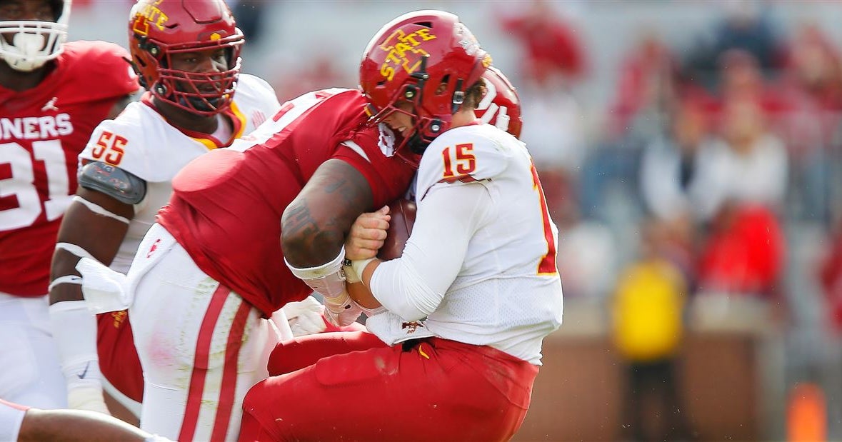 Brock Purdy injury Iowa State QB leaves Oklahoma game for examination