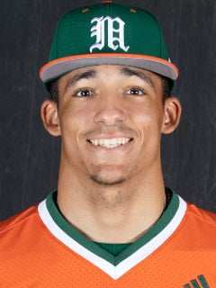 NCAA Baseball Jersey Alejandro Rosario Miami Hurricanes College Green Alumni #24