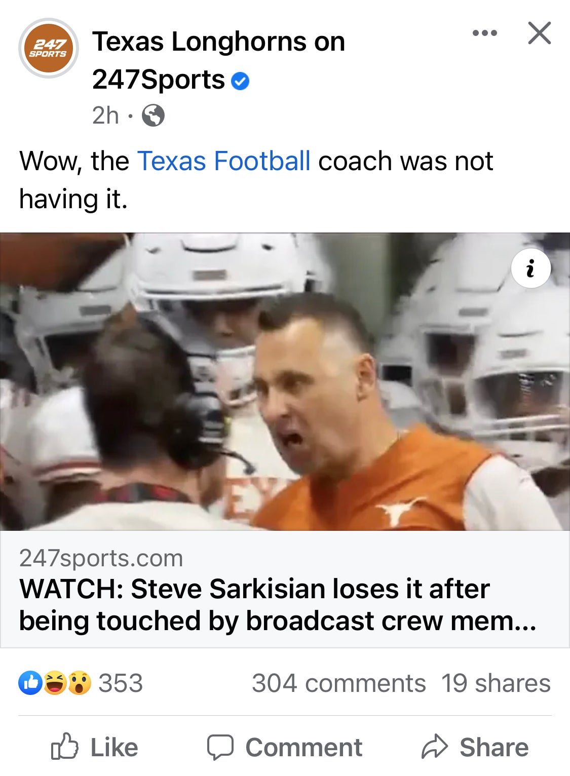 Glad to see horns 247 stir up trouble