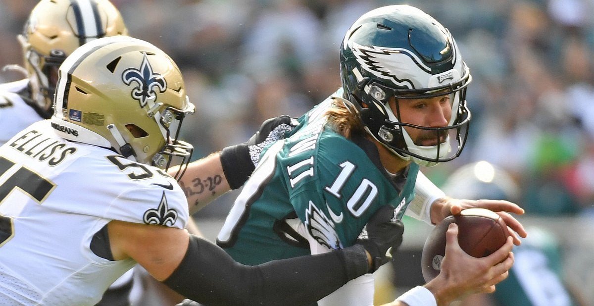 Watch: Gardner Minshew, Eagles fan had awesome exchange after game