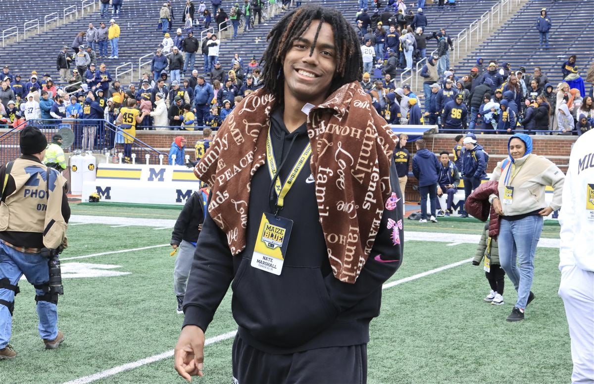 Michigan lands 4-star DL Nate Marshall, Wolverines' first commit of  Sherrone Moore era