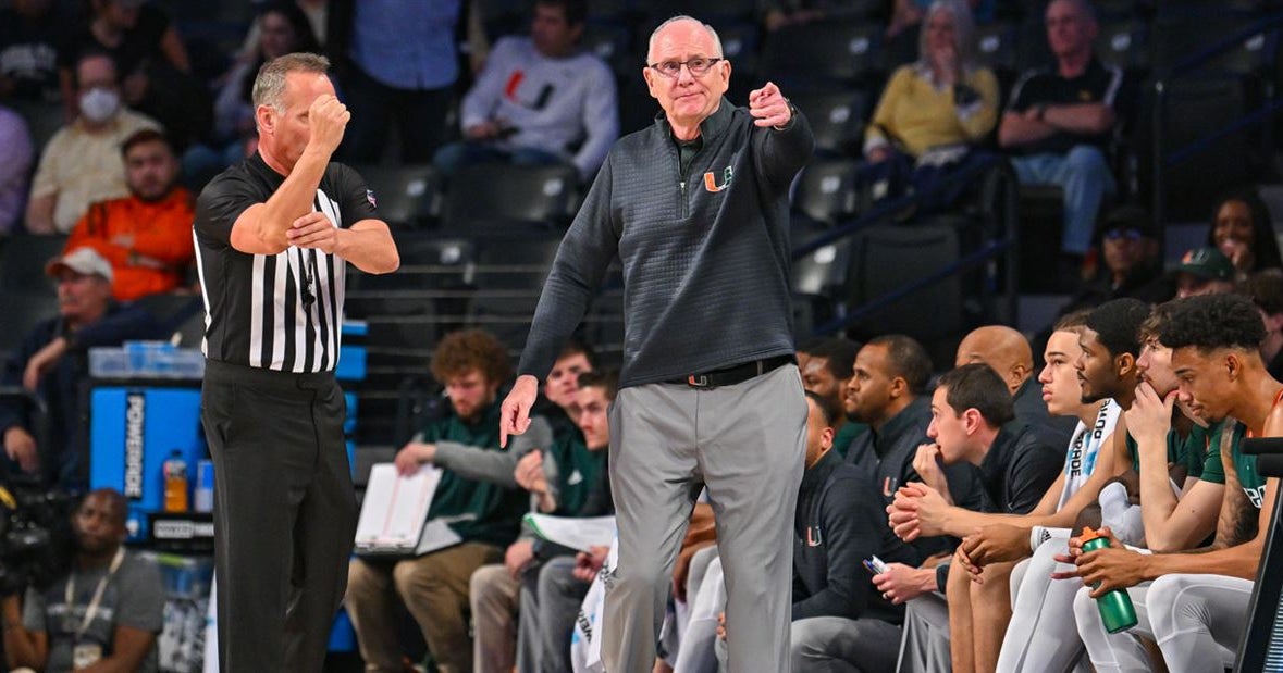 ‘I’m heartbroken about the way we lost’: Jim Larranaga, No. 23 Hurricanes aim to bounce back against Hokies