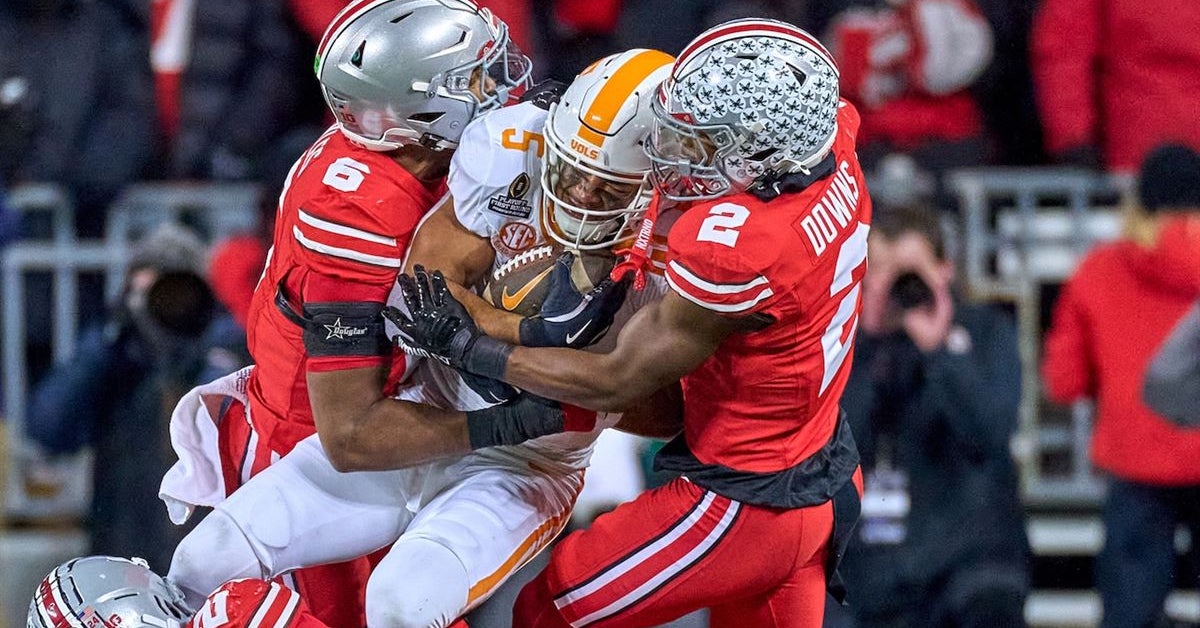 Caleb Styles Ohio State's Caleb Downs, Sonny Styles named to 2025 Lott IMPACT Trophy ...