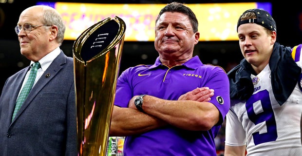 Orgeron 'proud' of Burrow and Chase as they head to Super Bowl LVI