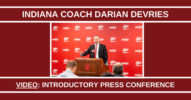 WATCH: Indiana head coach Darian DeVries introductory press conference