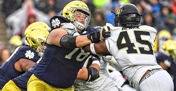 Big Blue View Q&A: New York Giants' Interest in Quenton Nelson, Mike  McGlinchey and Other Irish Players - One Foot Down