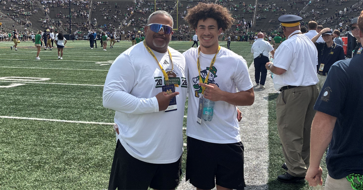 2028 RB Ashton Taylor Says Notre Dame Has His Attention After Rice Gameday Visit: "It Was Amazing"