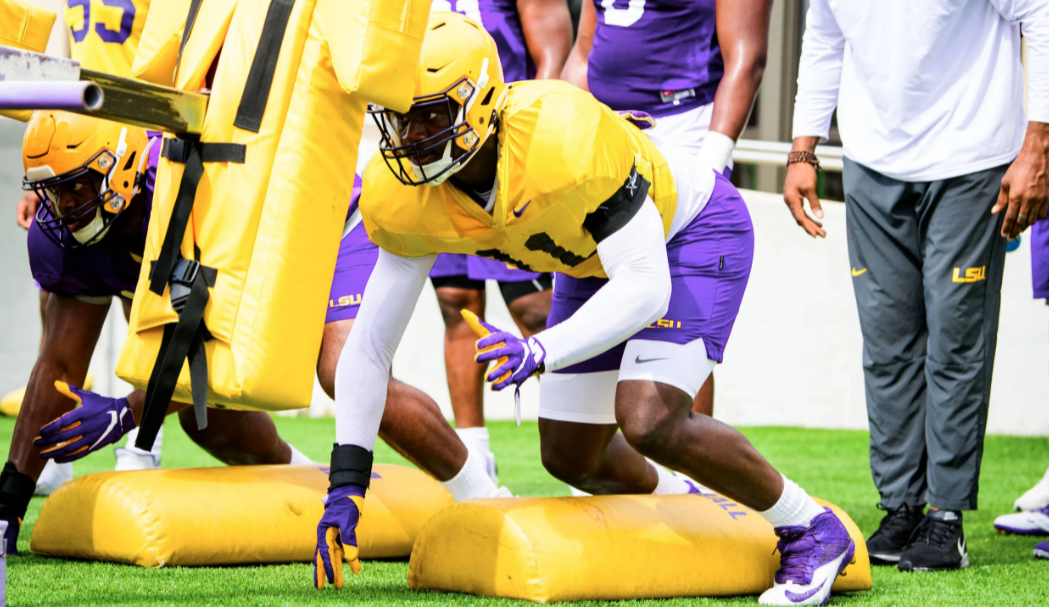 LSU breaks out purple jerseys for first time since 2019; Team says to  expect a faster offense on Saturday