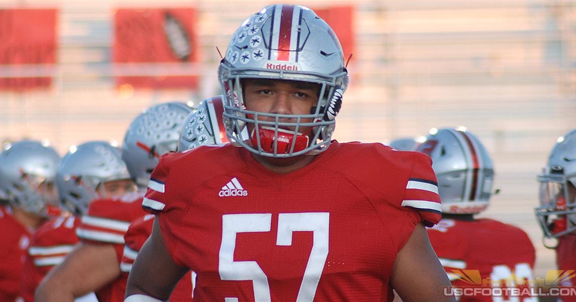 Dylan Lopes USC 2022 OL commit Dylan Lopez reacts to coaching change