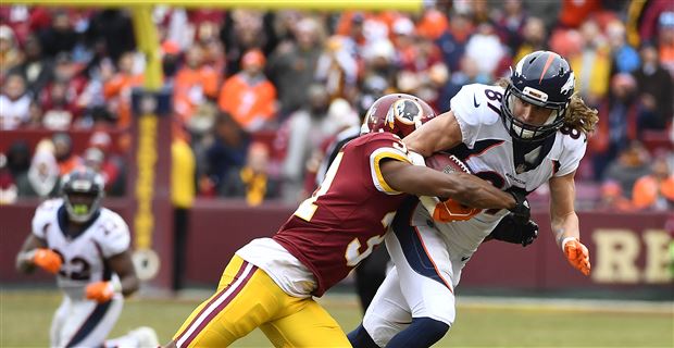 Former Hokies DB Kendall Fuller makes diving interception of Josh Allen