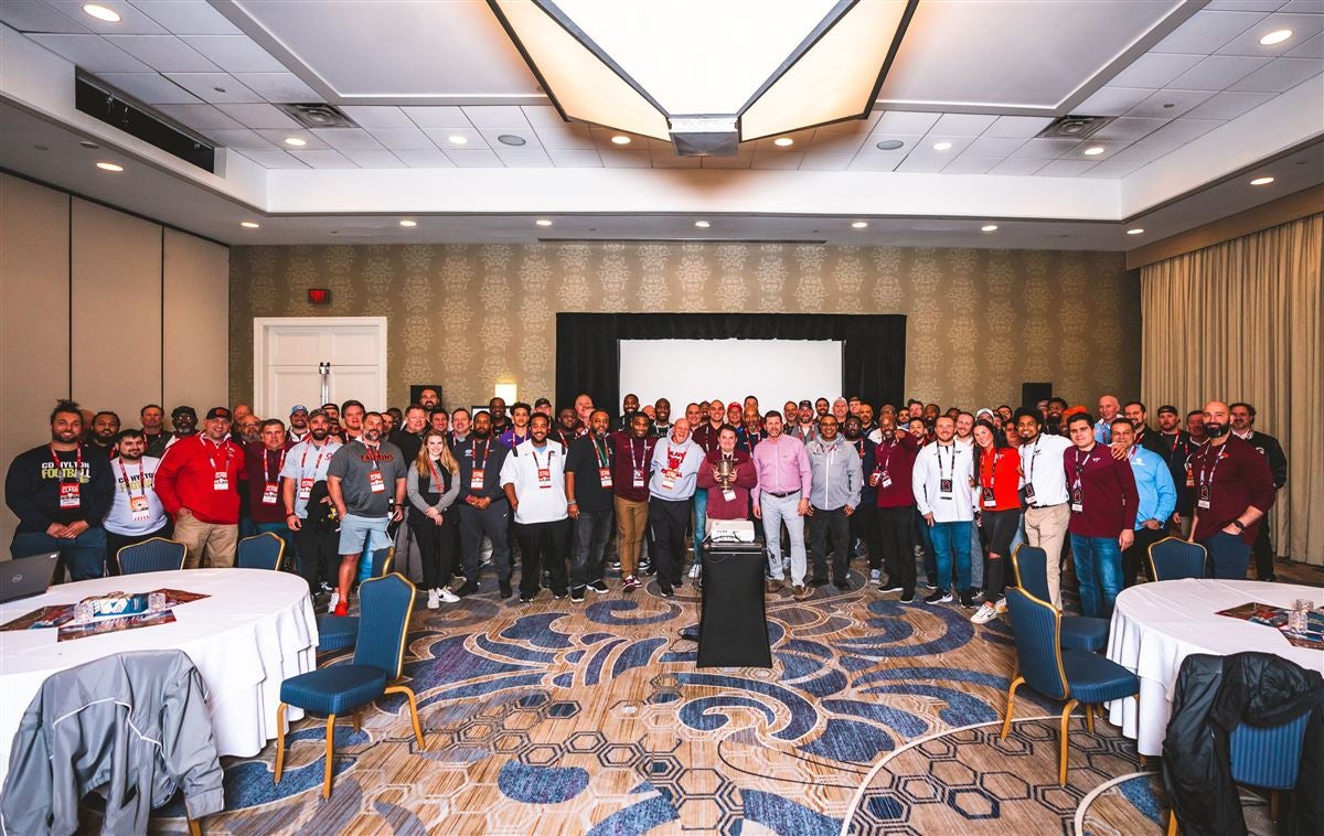 Virginia Tech Networks with High School Coaches at Northern Virginia Clinic