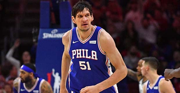 Sixers' Boban Marjanovic avoids serious injury