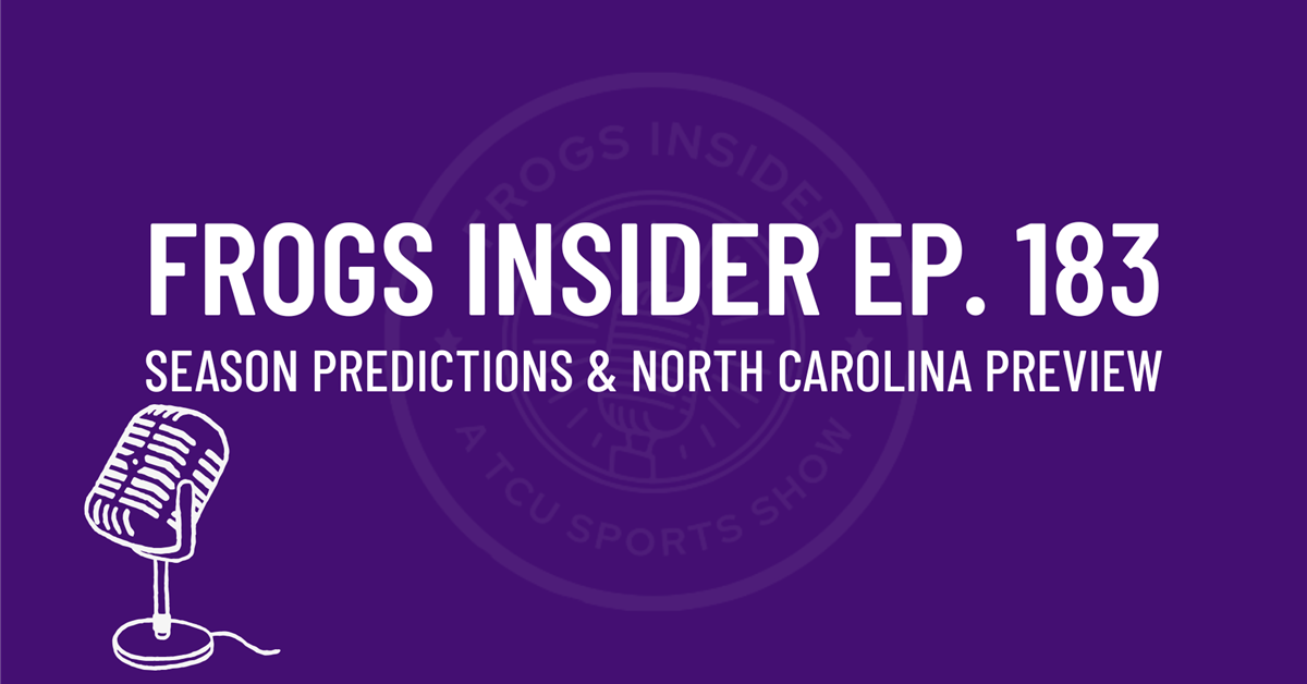 Frogs Insider Ep. 183: 2026 Season Predictions and North Carolina Preview
