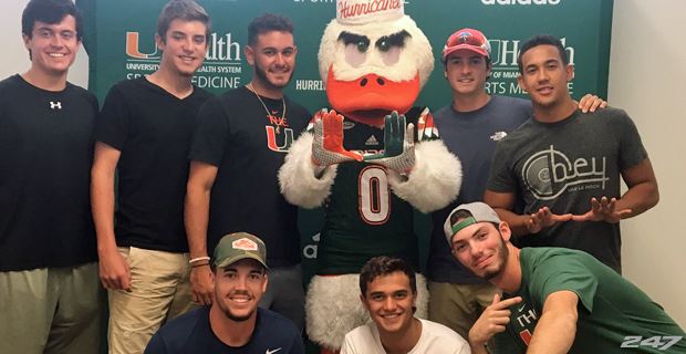 Miami Baseball Recruiting Class Ranked 14th