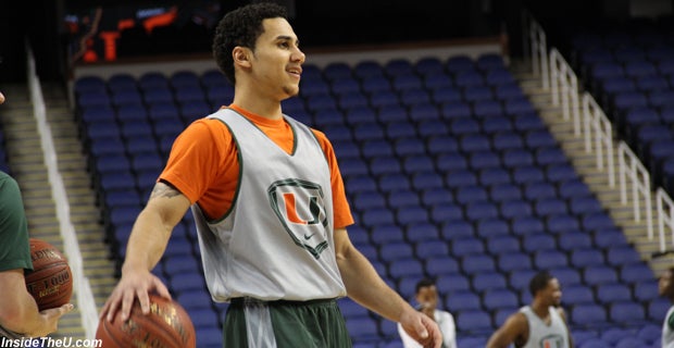 PG Shane Larkin signs, but must sit; Canes unveil baseball class