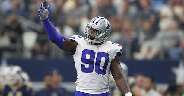 Report: DeMarcus Lawrence won't play under franchise tag in 2019