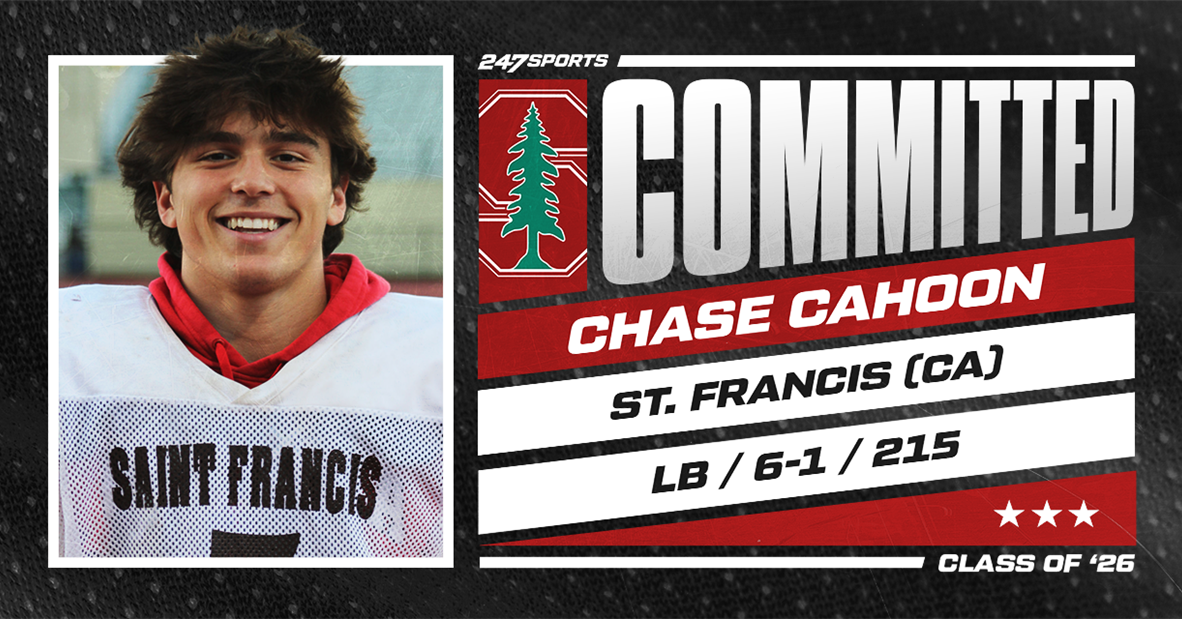 Stanford lands first 2026 commit from Bay Area LB Chase Cahoon