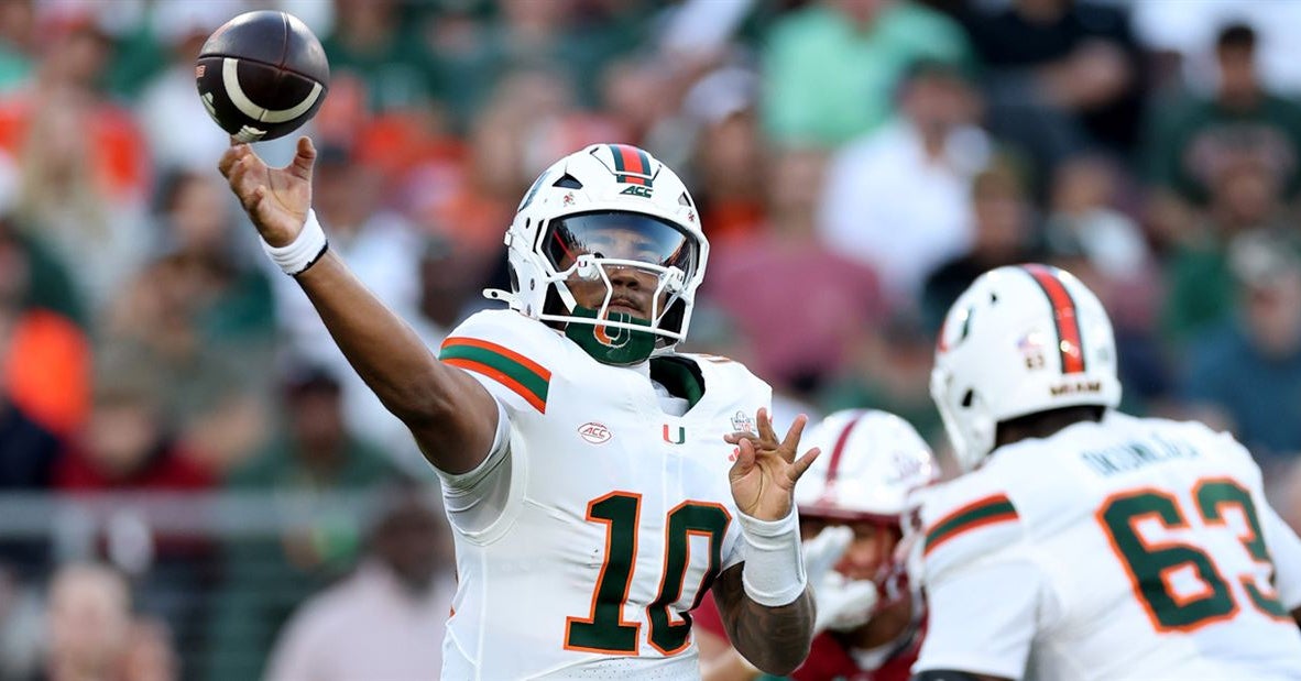 Miami's most explosive and efficient transfer quarterback yet? A closer look at QB Darian Mensah's performance
