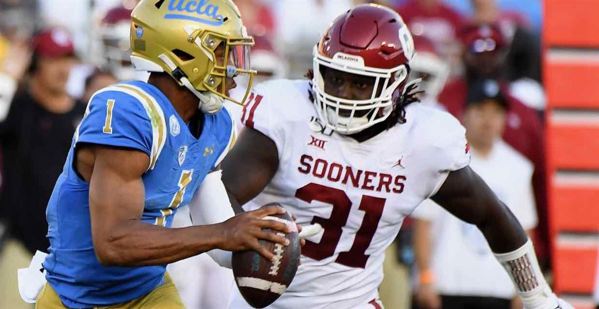 Oklahoma defensive lineman Jalen Redmond runs a drill at the NFL football  scouting combine in Indianapolis, Thursday, March 2, 2023. (AP Photo/Darron  Cummings Stock Photo - Alamy