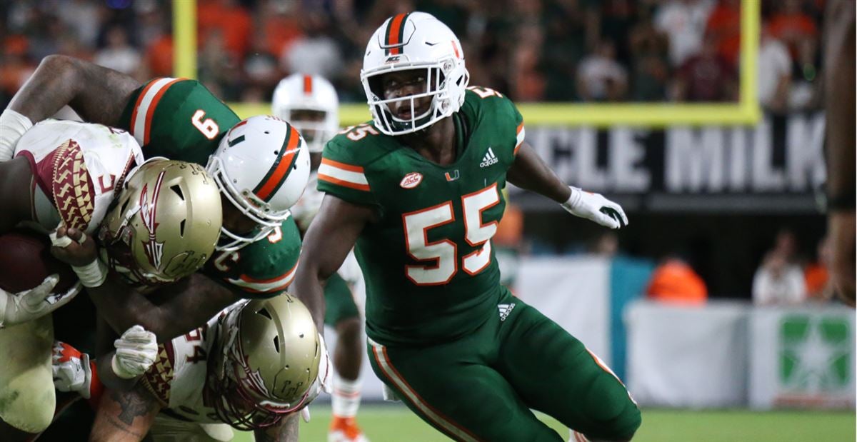 Miami Hurricanes LB Shaq Quarterman (@shaq_da_gr8 ) has been