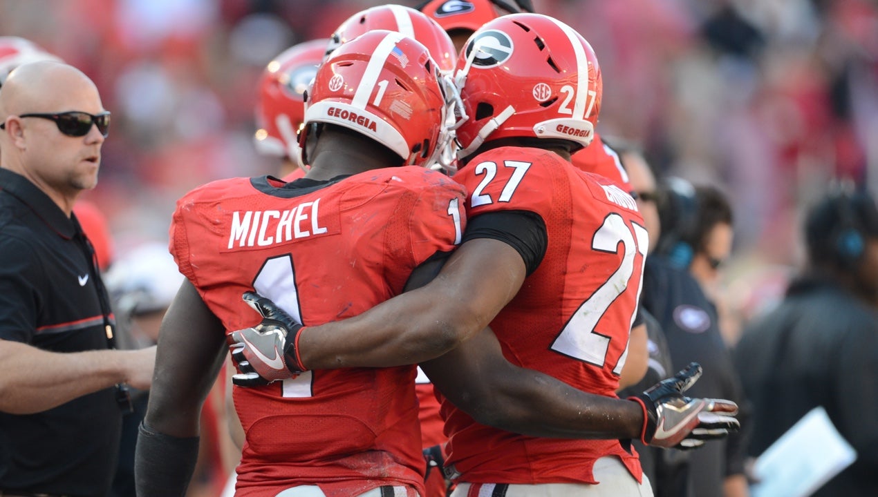 Georgia thrilled to still have Nick Chubb and Sony Michel, but senior  tailbacks are rarely special