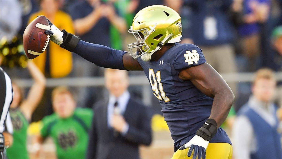 Notre Dame DE Adetokunbo Ogundeji Enters The NFL Draft