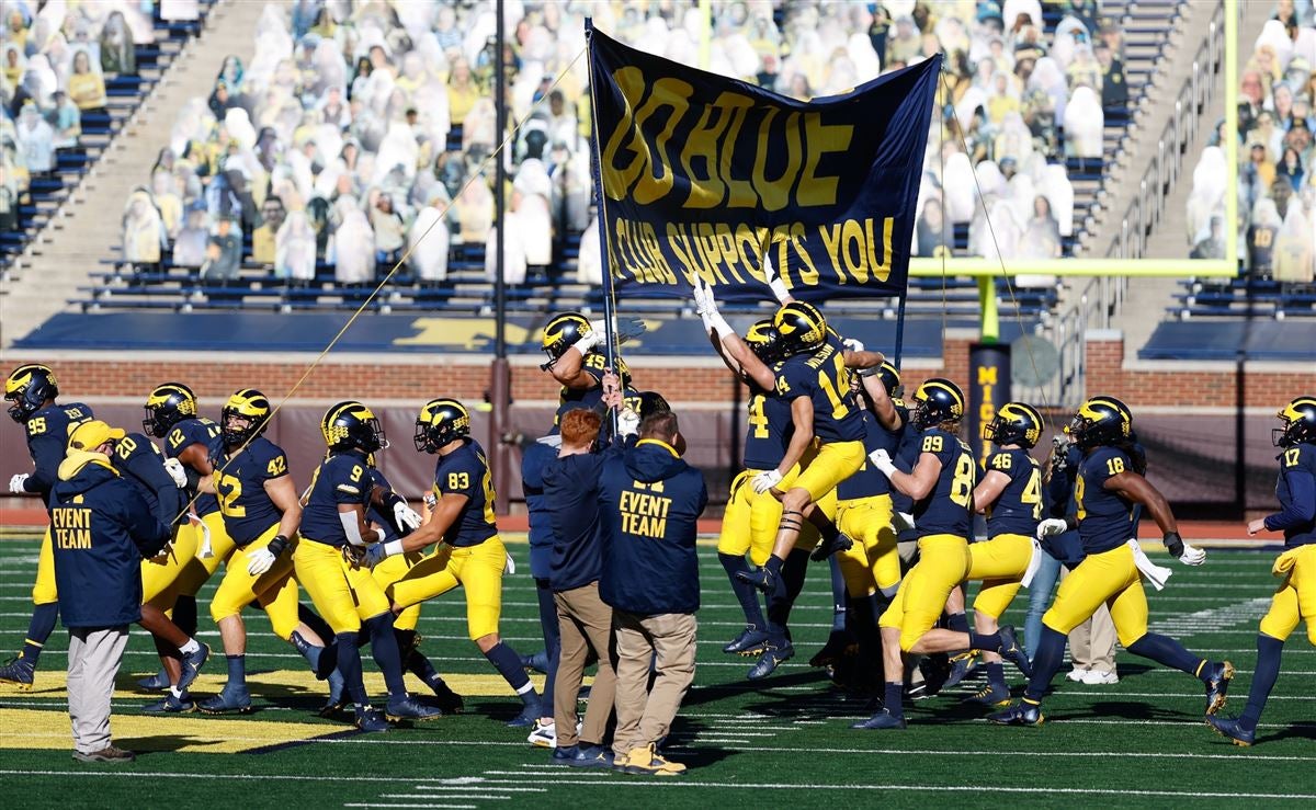 Men's Michigan Wolverines #27 Tyler McLaurin College Football