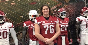 Arkansas coaches confident freshman can fill void at left tackle Arkansas coaches confident freshman can fill void at left tackle