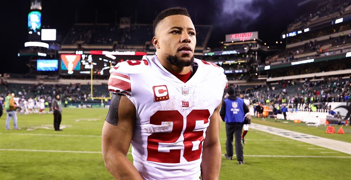 Youth Penn State #26 Saquon Barkley White University Jerseys