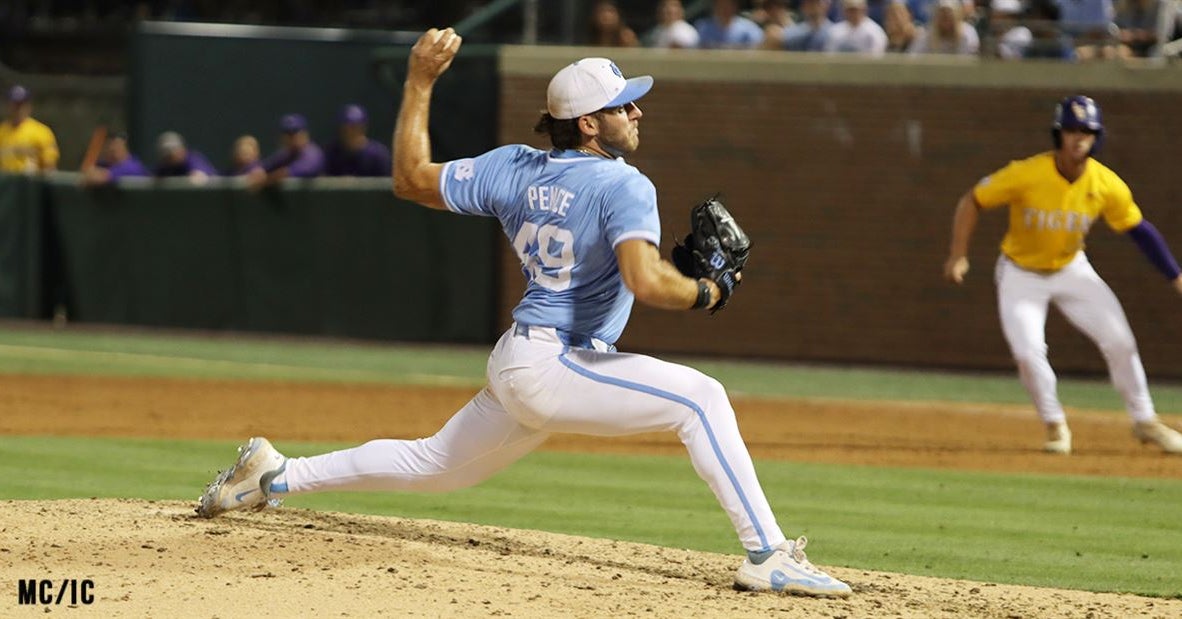 UNC Ironman Pitcher Dalton Pence Empties Tank to Close NCAA Regional