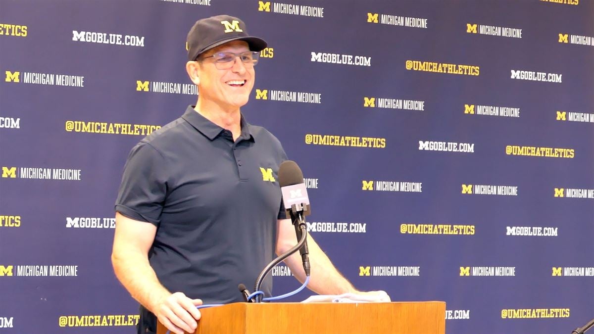 Michigan coach Jim Harbaugh has changed his stance on chickens