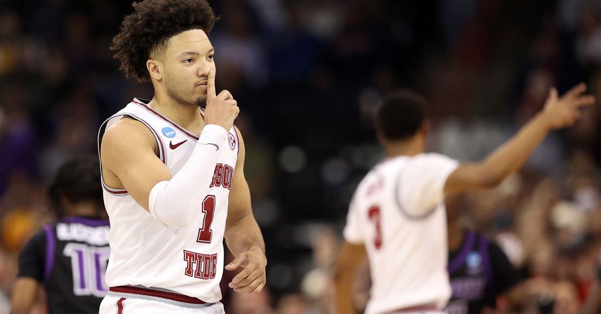 College basketball bracketology Alabama leads title contenders