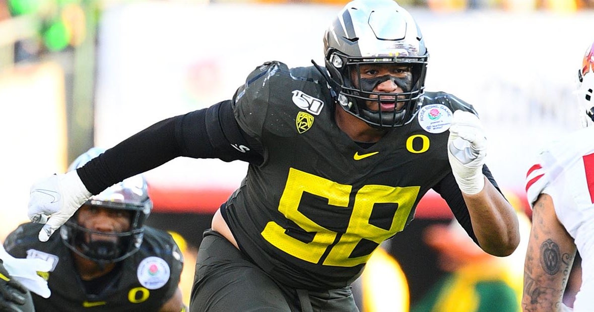 Latest CBS Sports NFL Mock Drafts Have Penei Sewell Outside the Top Three