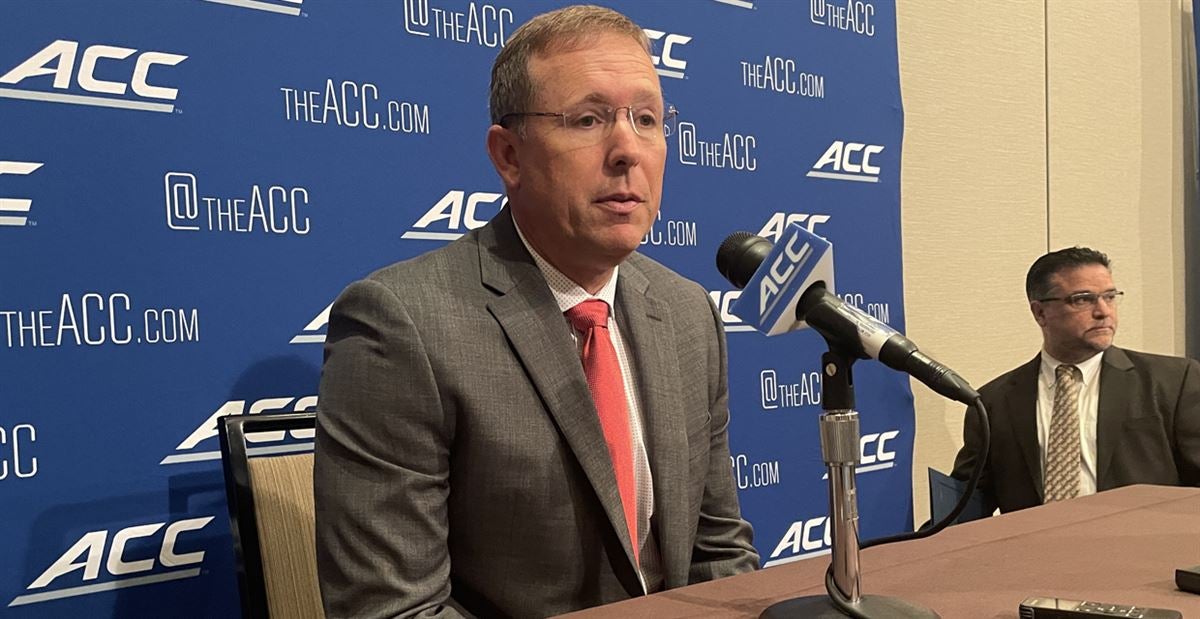 Acc Kickoff Notebook Dabo Swinney Mike Norvell And Scott Satterfield