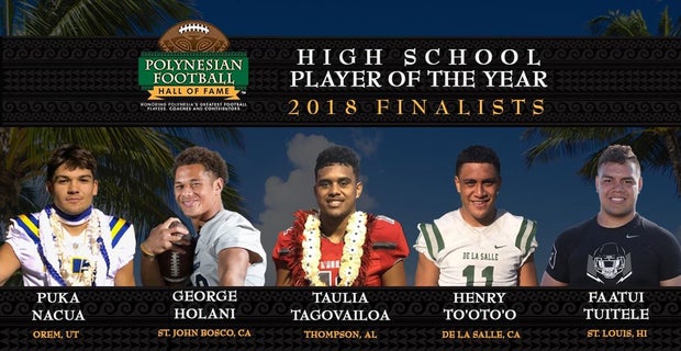 Finalists For Polynesian Hs Football Player Of Year Award Named