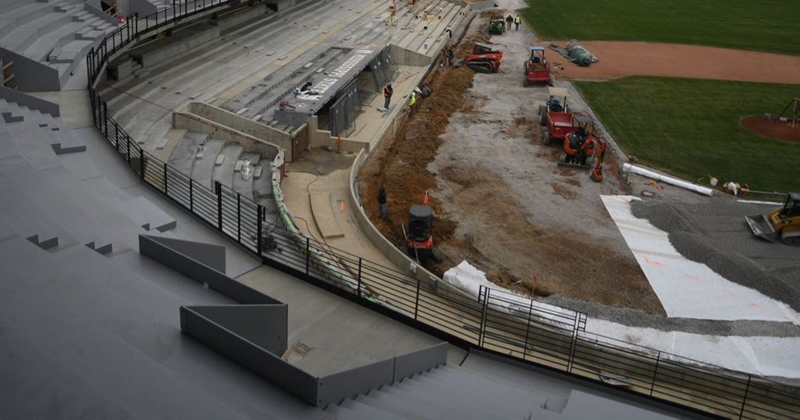 Photo Gallery: Dudy Noble Field, Beneath the Grandstand