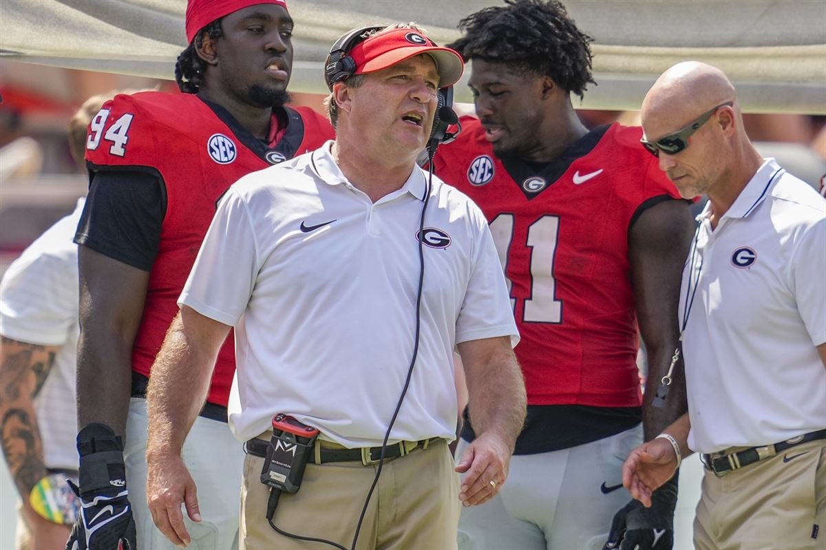 Everyone loved Kirby Smart's interception reaction