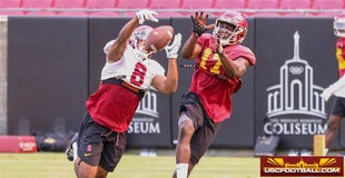 PHOTOS: USC works out in the Coliseum PHOTOS: USC works out in the Coliseum