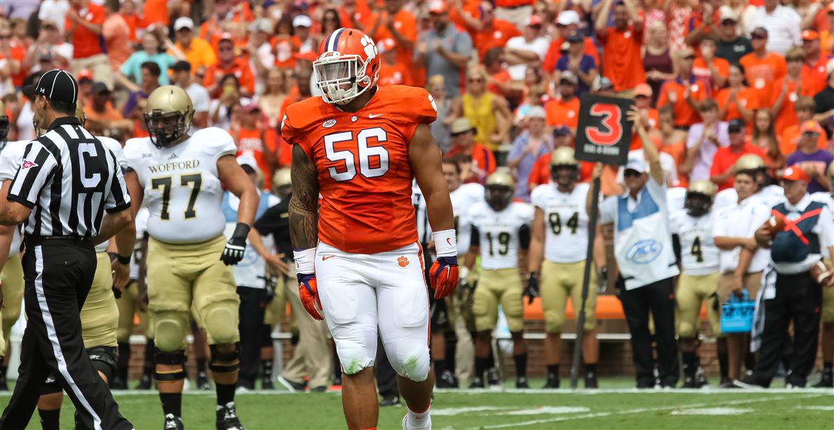 Clemson lineman Ryan Norton benched 640 lbs 