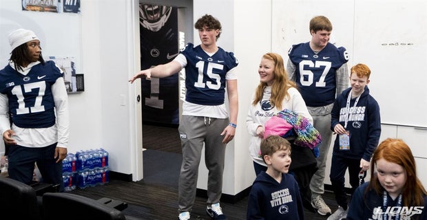 PHOTOS Penn State football THON families to Lasch Building