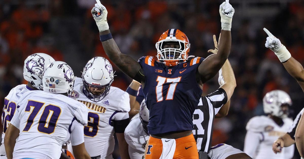 New England Patriots select Illini EDGE Gabe Jacas in second round of 2026 NFL Draft - 247Sports