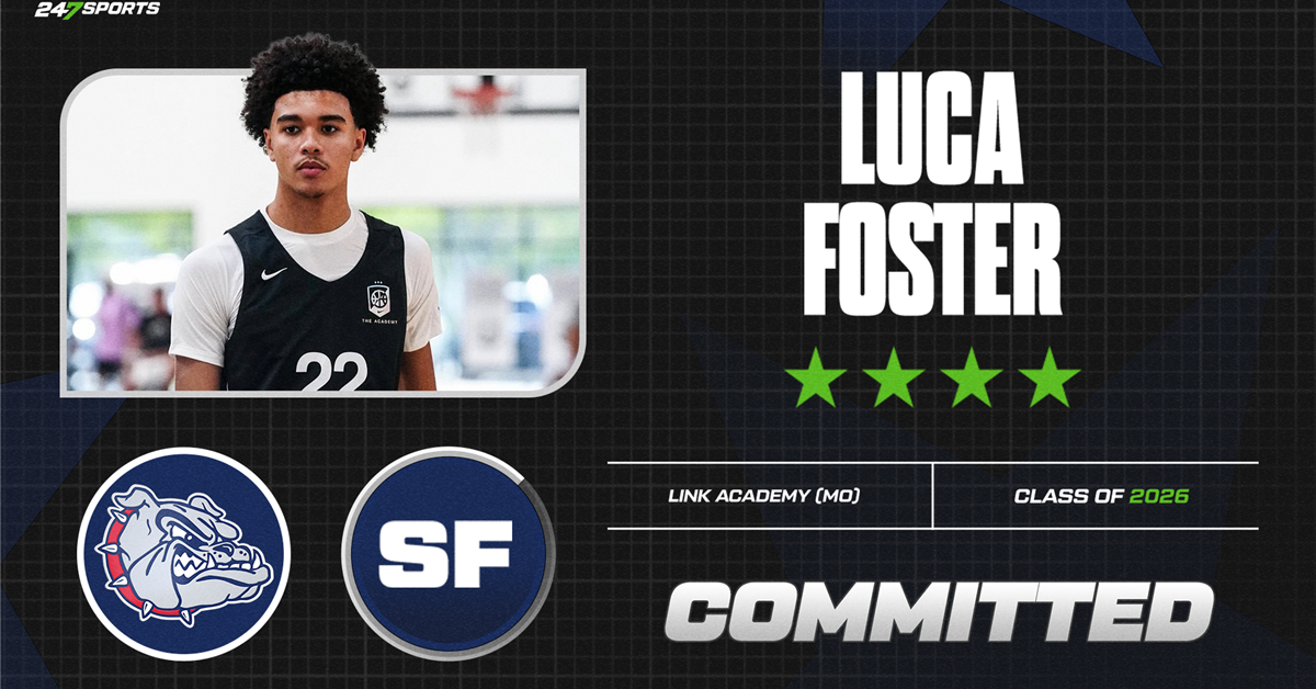 No. 40 ranked Luca Foster commits to Gonzaga