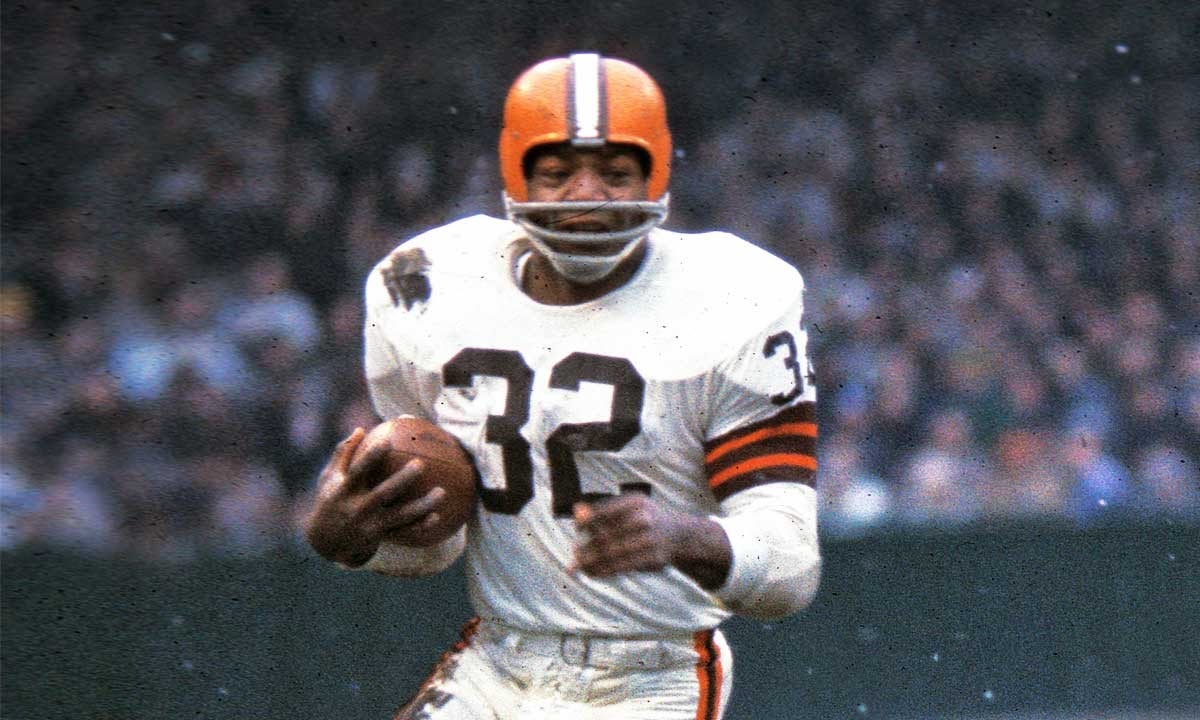 Cleveland Browns Practice Jersey, worn by Jim Brown